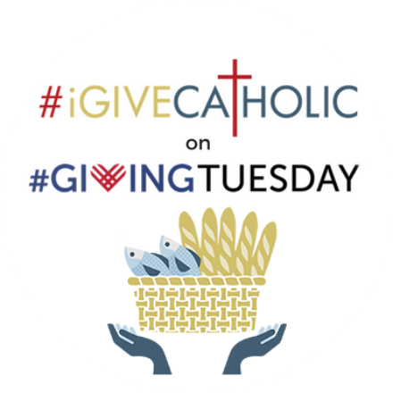 I Give Catholic on Giving Tuesday Button
