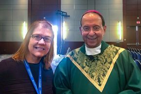 Sue Berdis and Archbishop William E Lori