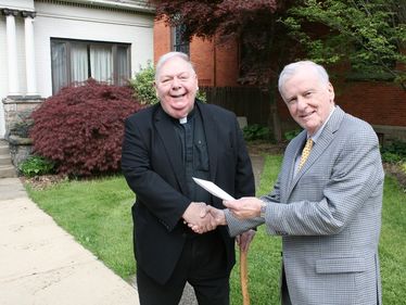 Msgr. John Herbein and Dr. Stephen Cenedella