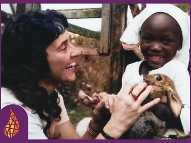 Sister Denise Mosier during her time in Africa