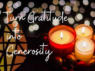 2025 Turn Gratitude into Generosity